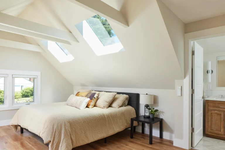 Top attic skylight plans for upper-level conversion design